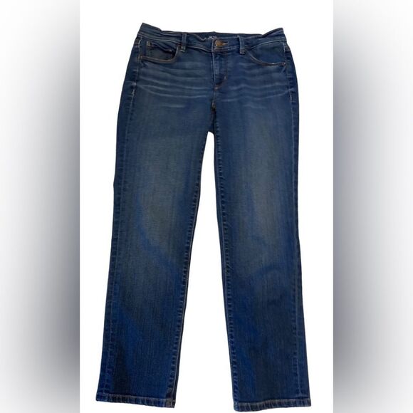 Loft Modern Cuffed crop Jeans Size 2 - Picture 1 of 8
